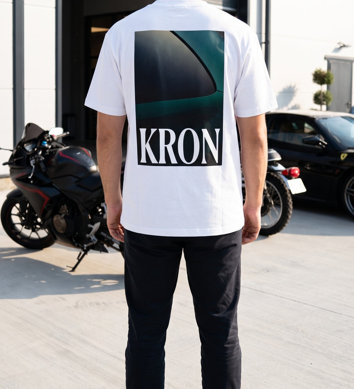 Men’s box tee, Kron Collection