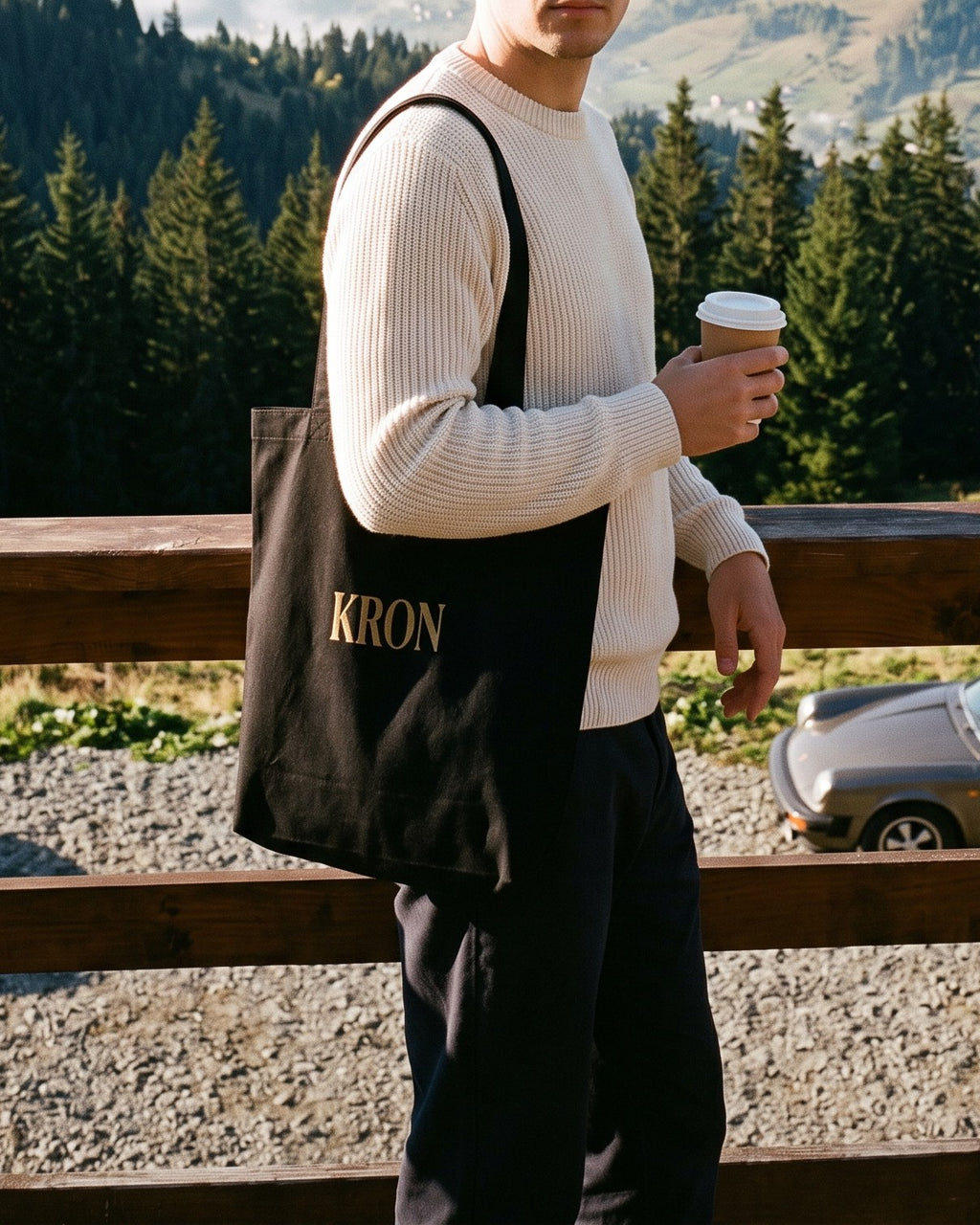 Kron Dark Tote Bag, Kron Collection