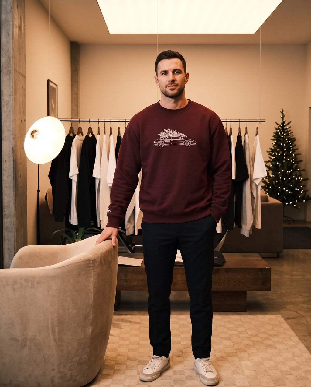 HoHoHo · Maroon · front · close v2